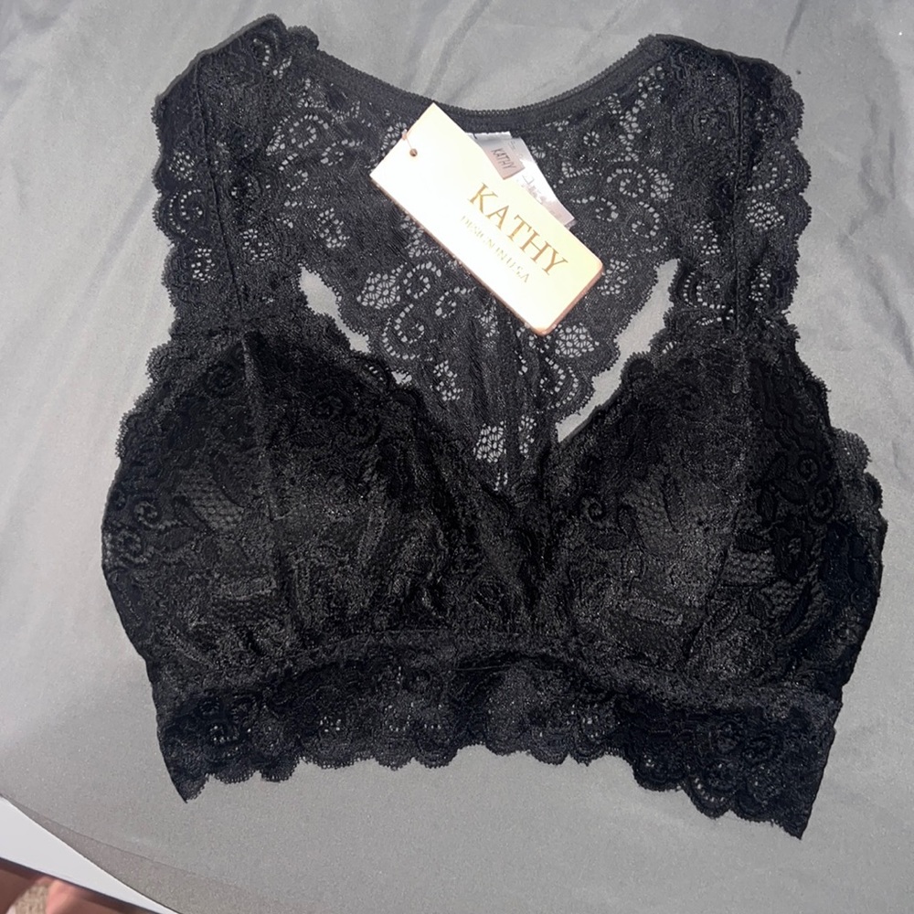 COPY - Bralette: Black and Lace - New with Tags